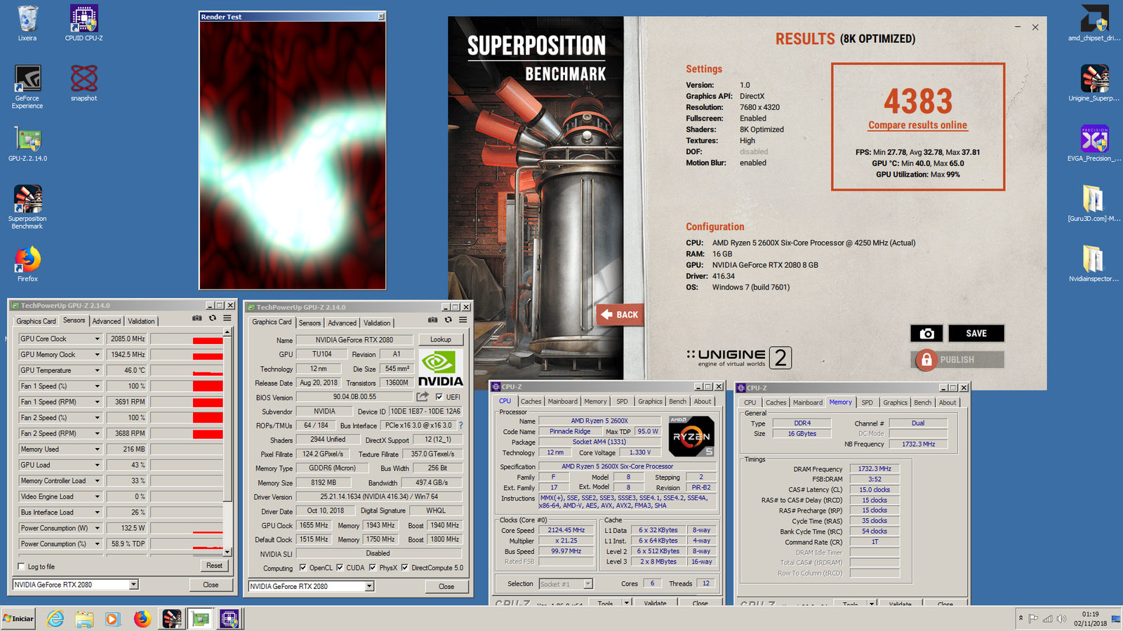 Review - NVIDIA GeForce RTX 2080 FE 44 unigine