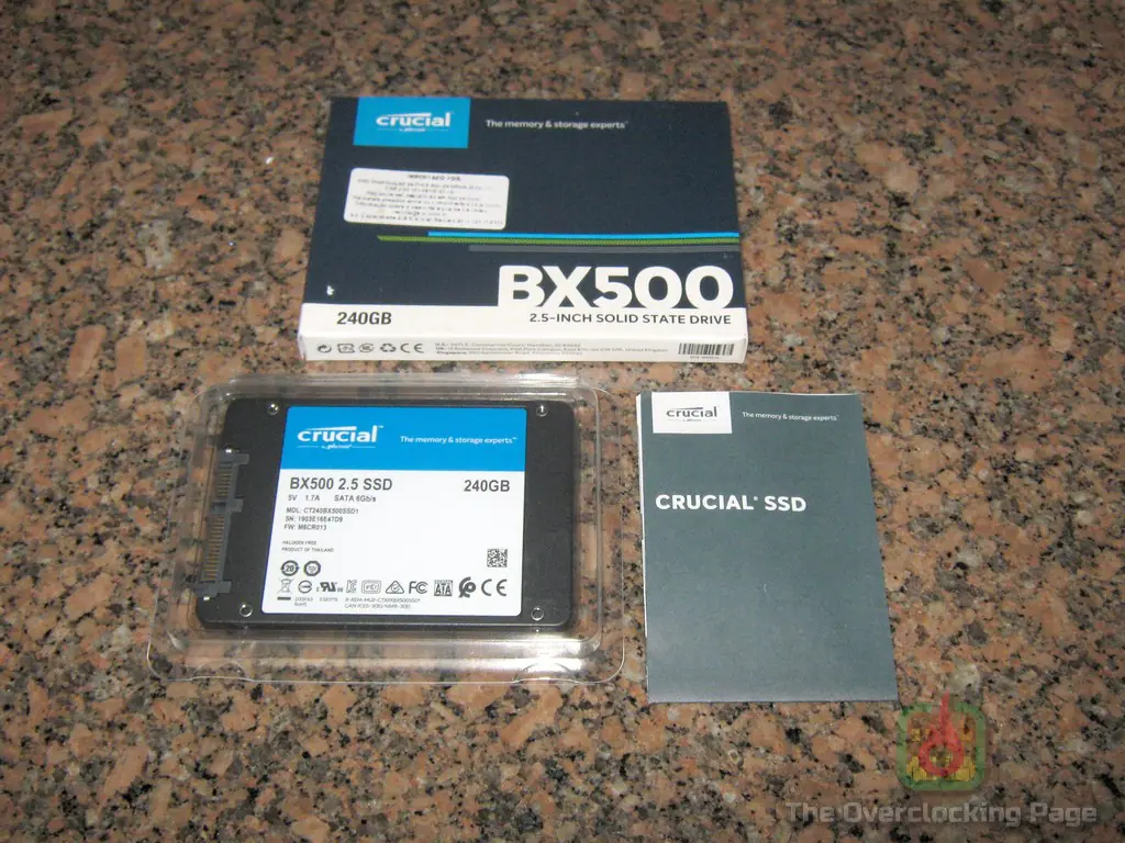Sata Ssd Ssd Bx 500 Review] SSD Crucial BX500 240GB The Overclock Page