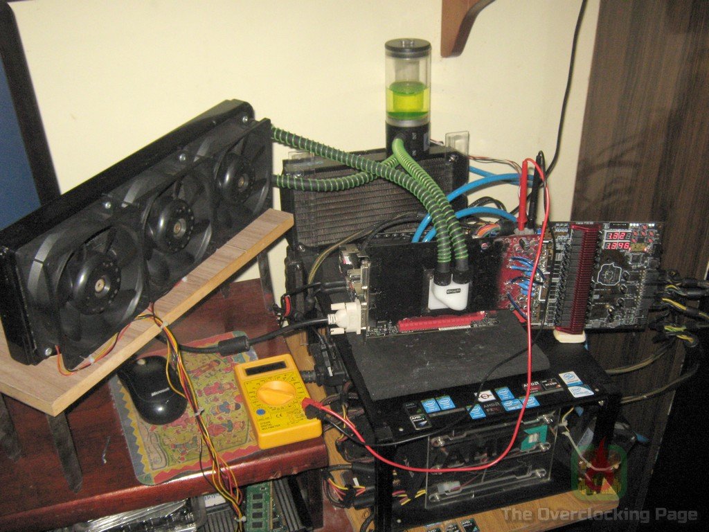 Radeon HD 4850 - Modificações, overclock e resultados - Parte II 13 bancada wc 2