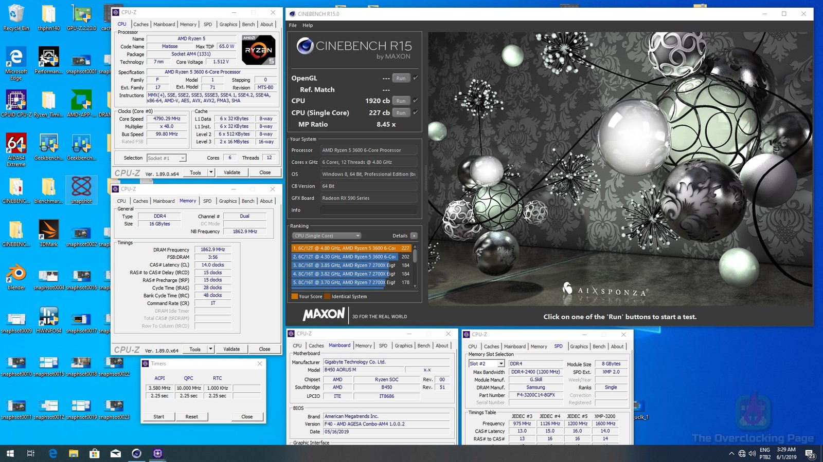 Ryzen 5 3600 - Arquitetura, resultados e overclock - Review 47 r5 3600 dice r15