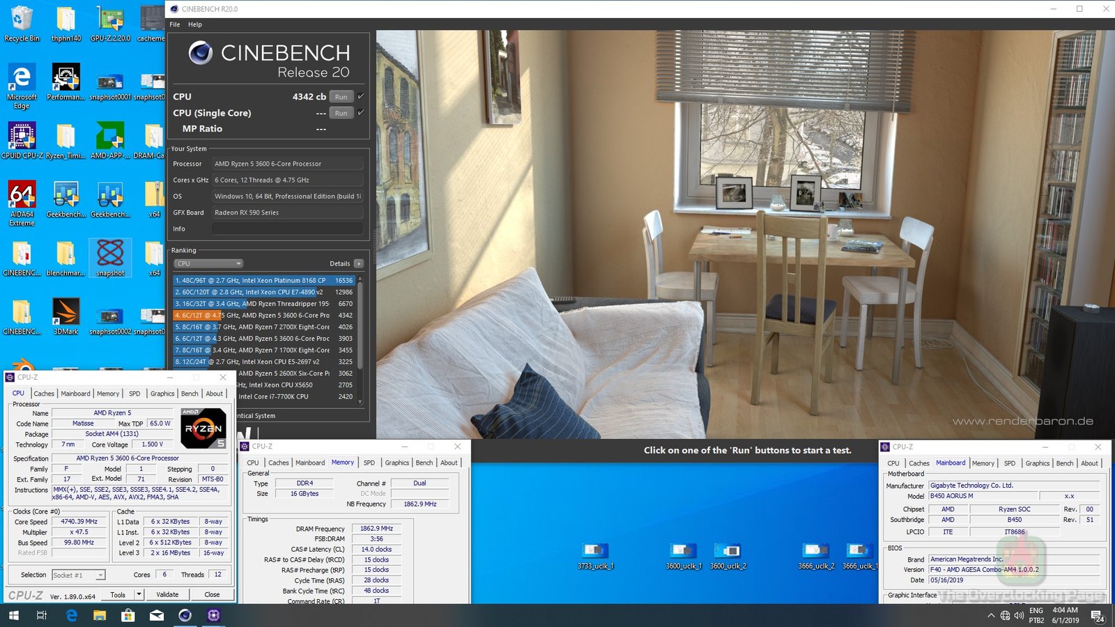 Ryzen 5 3600 - Arquitetura, resultados e overclock - Review 48 r5 3600 dice r20