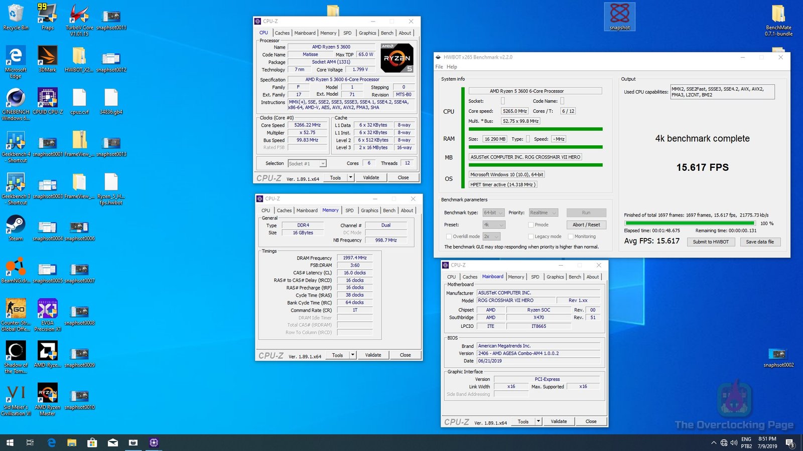 Ryzen 5 3600 – Overclock extremo (LN2) e resultados 12