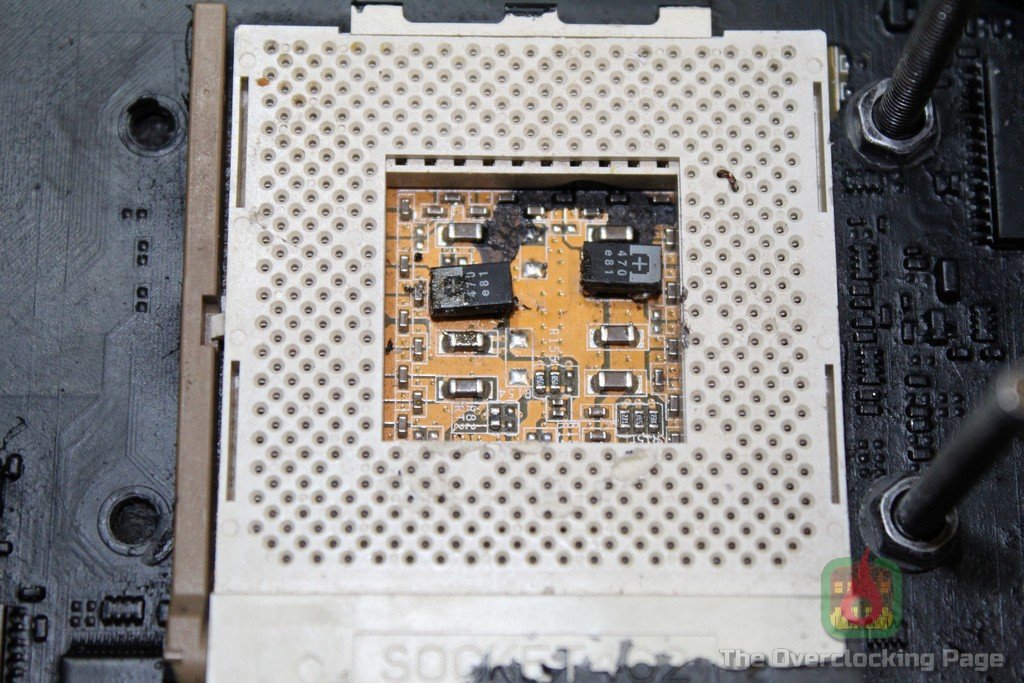 ASUS A7N8X-X + Athlon XP: Modificações e primeiros resultados – Parte II 5 socket depois