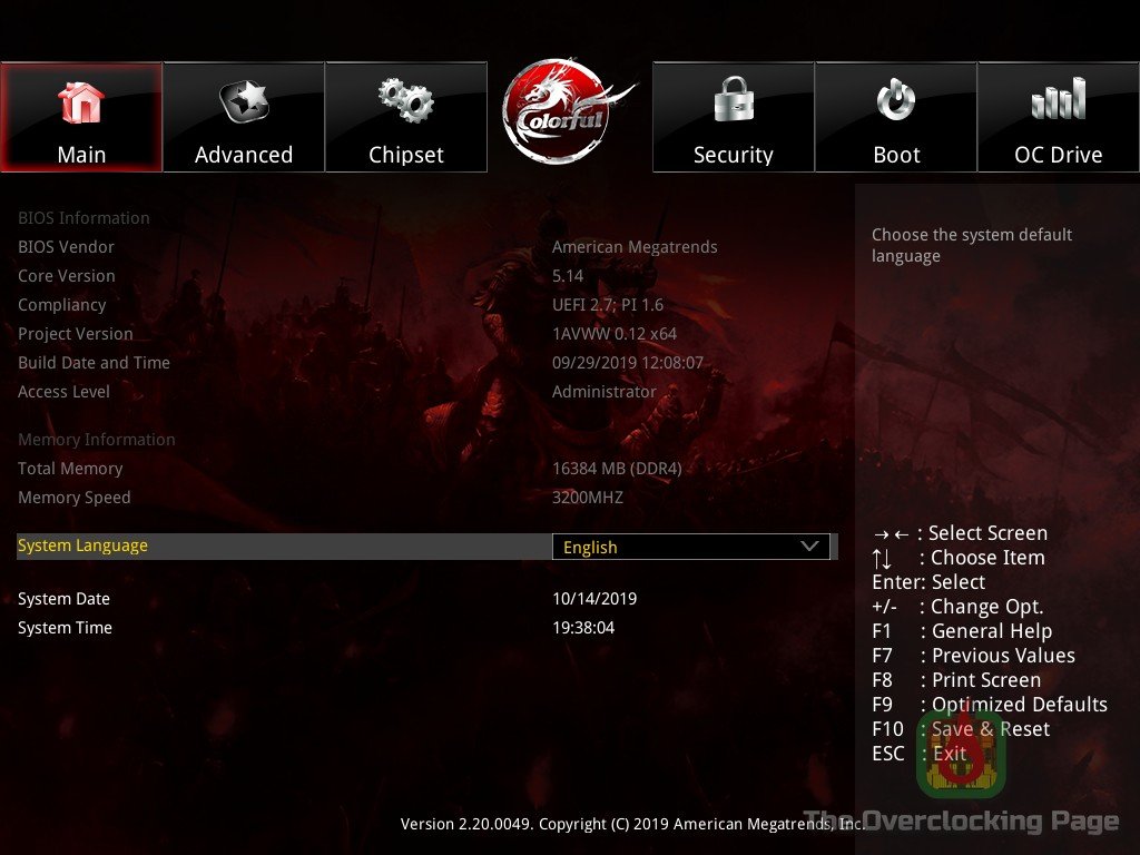 Colorful CVN X570 GAMING PRO V14 - Um update de bios e... Novidades? 3 main 19 38 04