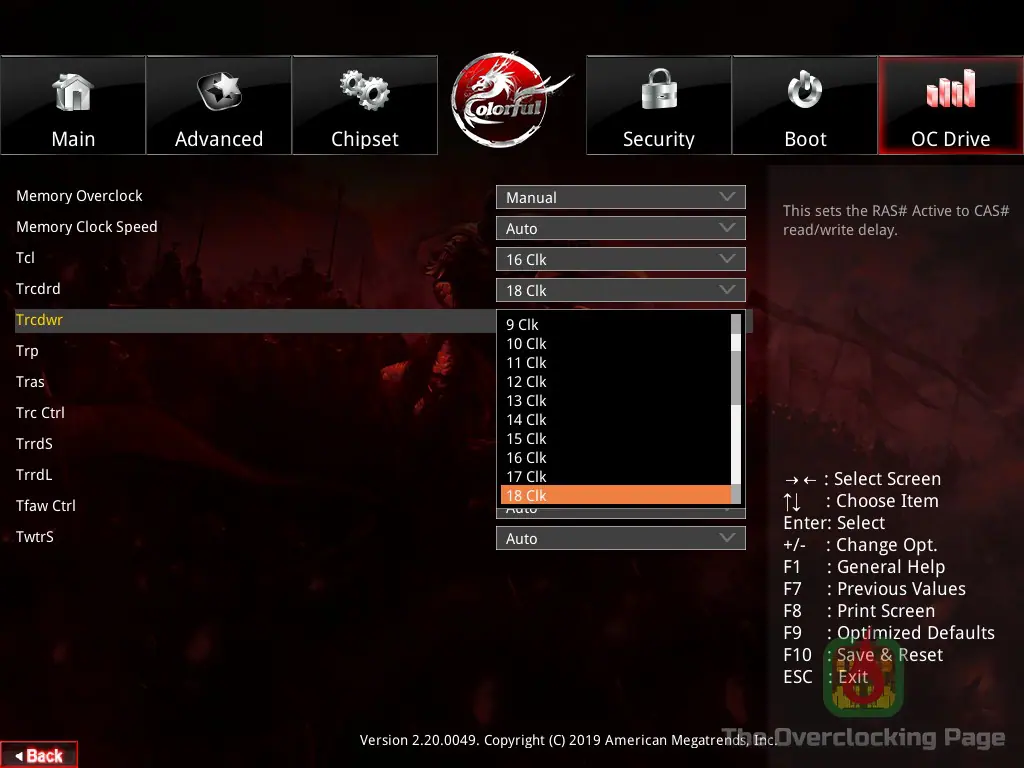 Colorful CVN X570 GAMING PRO V14 - Um update de bios e... Novidades? 6 memory configuration 19 41 31
