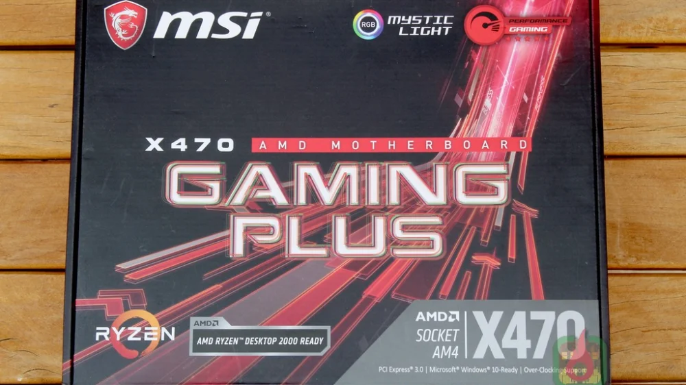 msi x470 gaming plus caixa 1