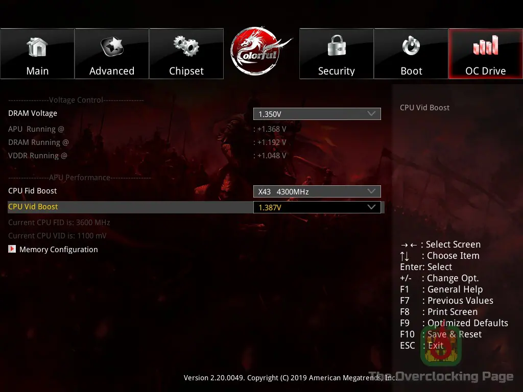 Colorful CVN X570 GAMING PRO V14 - Um update de bios e... Novidades? 7 oc drive 00 03 36