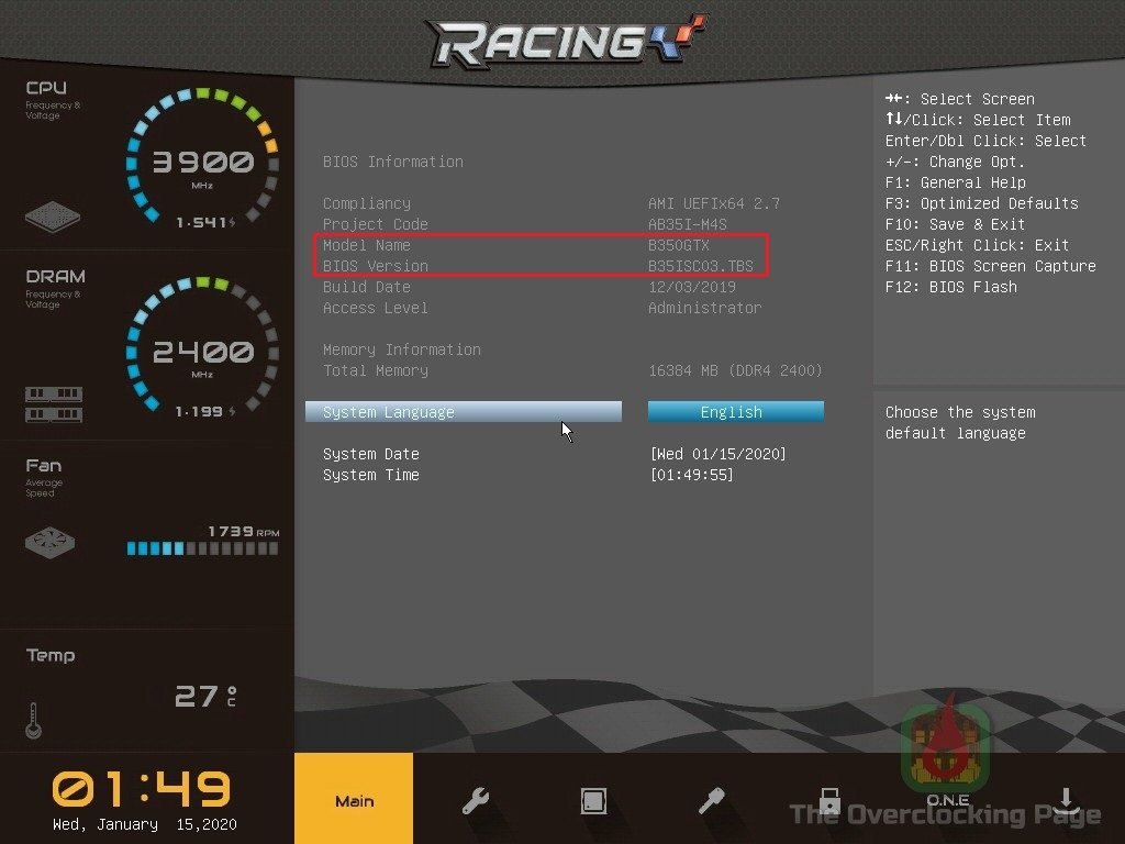 Biostar B350GTX - Um guia passo a passo para a atualização de bios! 8