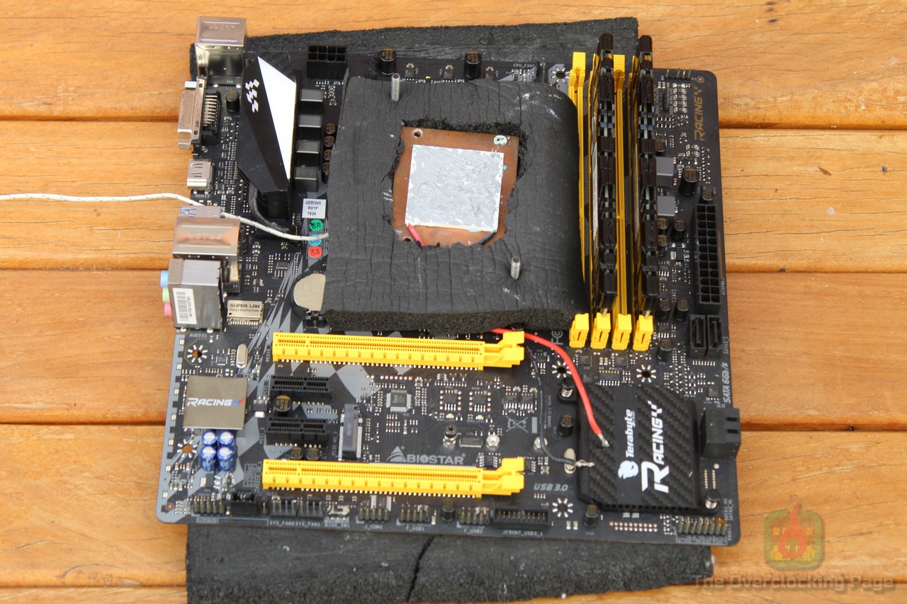 Athlon 3000G - Overclock usando pastilha peltier 4 3000g isolamento 1