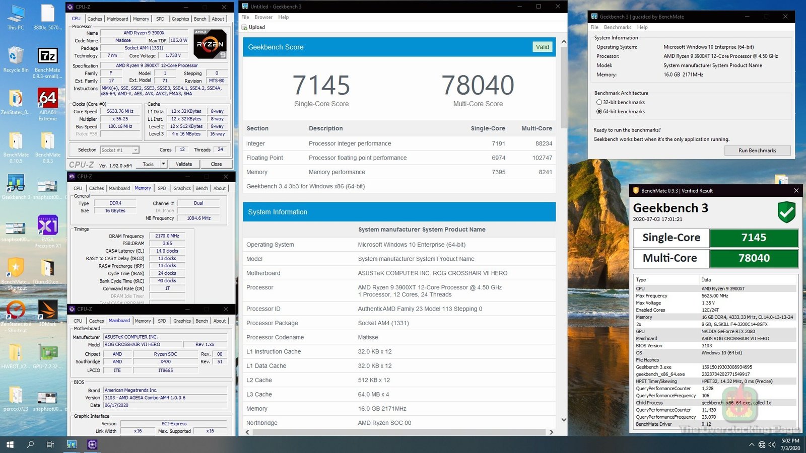 Ryzen 9 3900XT – Overclock extremo (LN2) e resultados 8