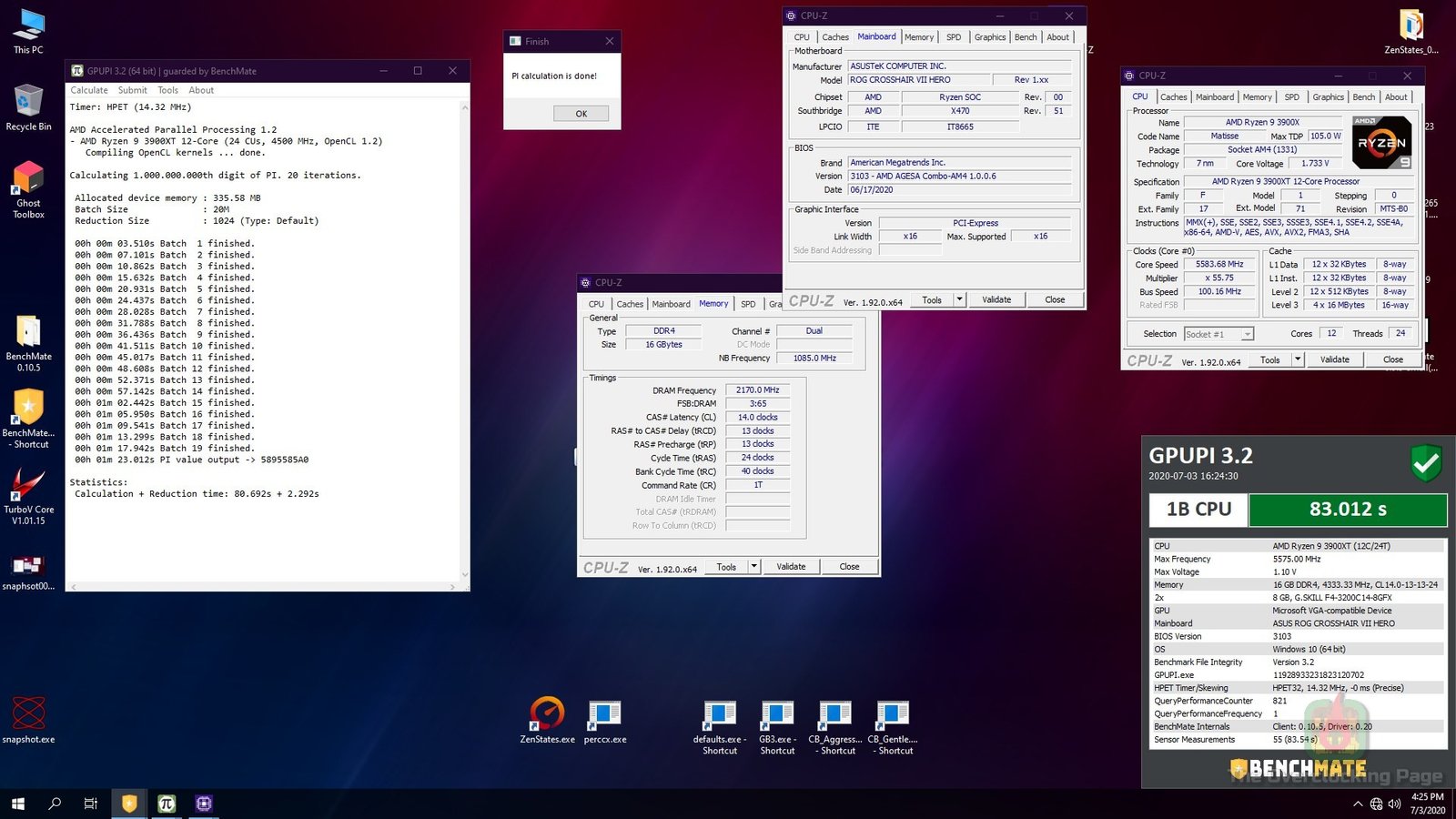 Ryzen 9 3900XT – Overclock extremo (LN2) e resultados 7