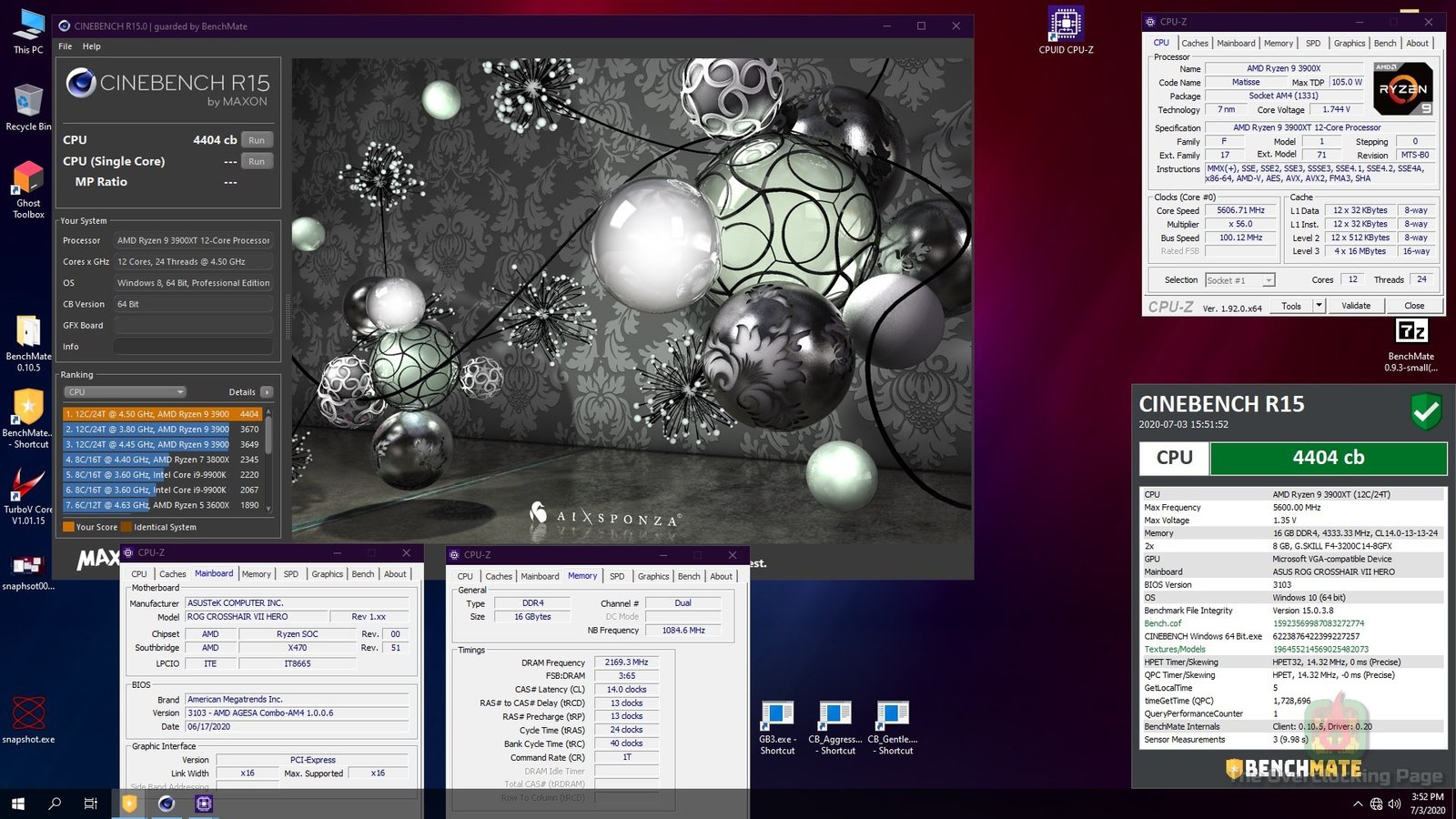 Ryzen 9 3900XT – Overclock extremo (LN2) e resultados 6