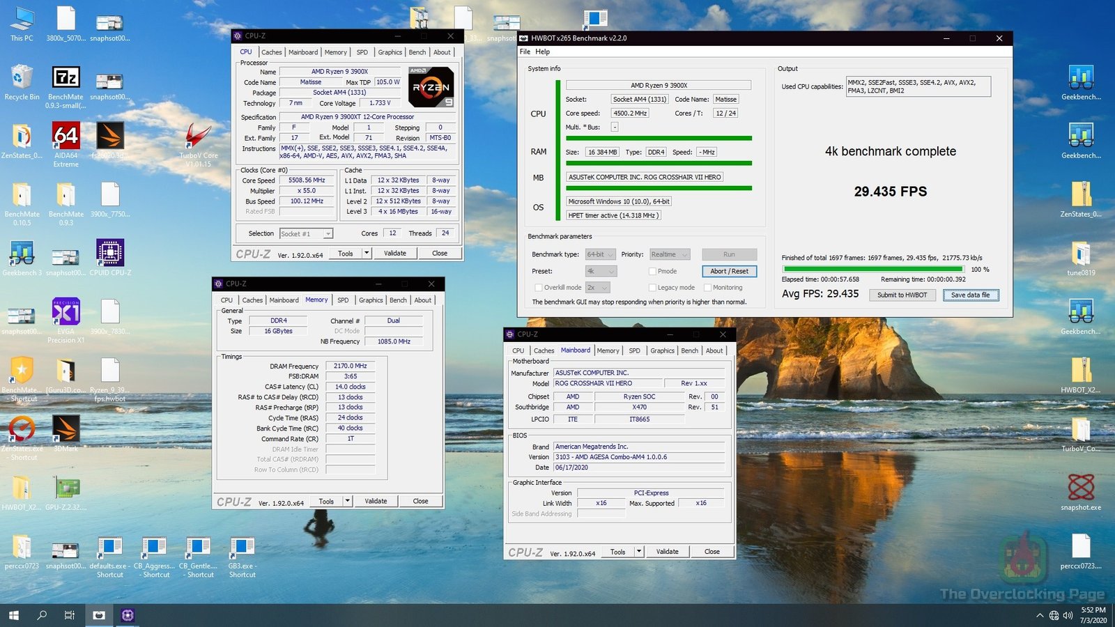 Ryzen 9 3900XT – Overclock extremo (LN2) e resultados 4