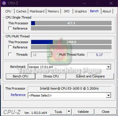 Overclock extremo no Xeon do AliExpress - Preparação e resultados! 11 e5 1650 cpuz dice 1