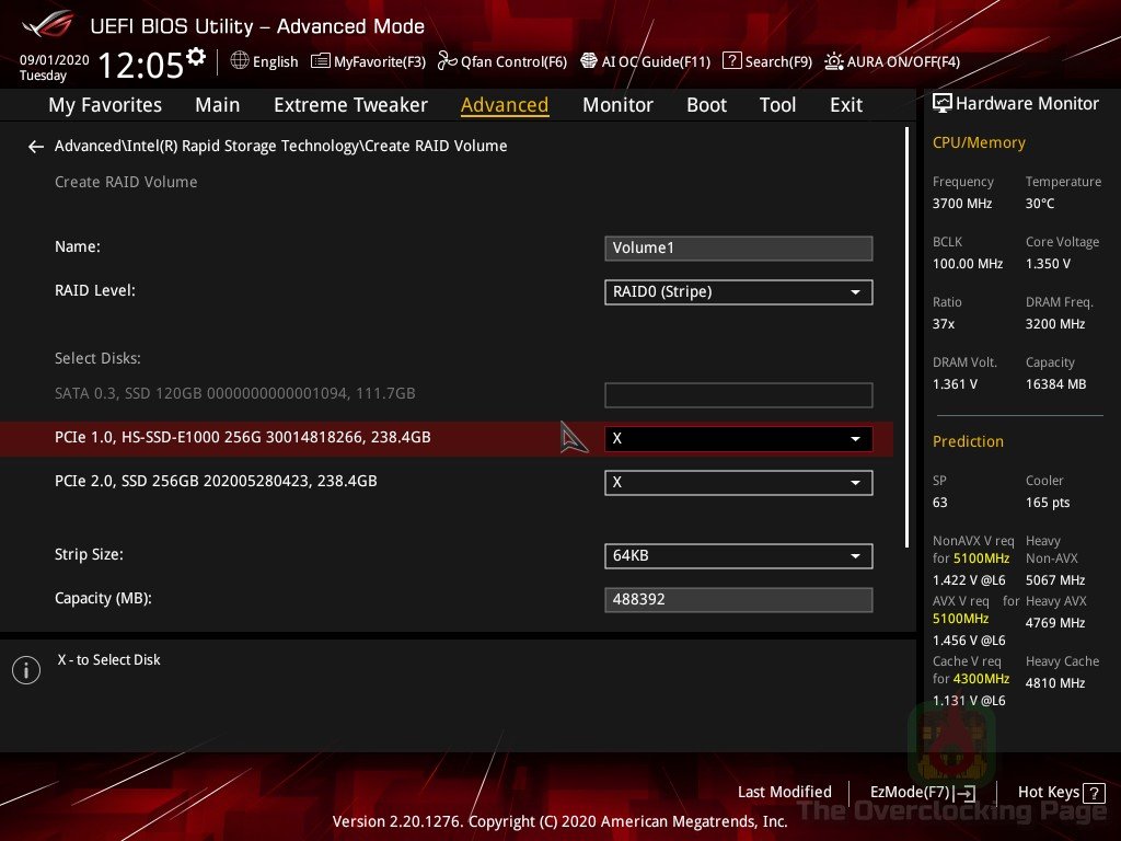 m12a nvme raid bios 3