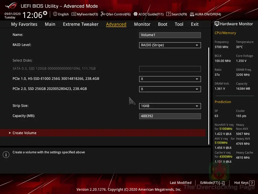 m12a nvme raid bios 5