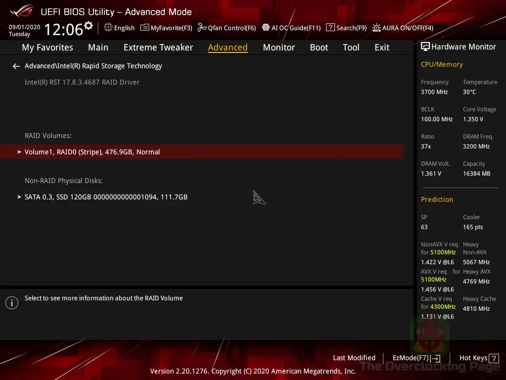 m12a nvme raid bios 6