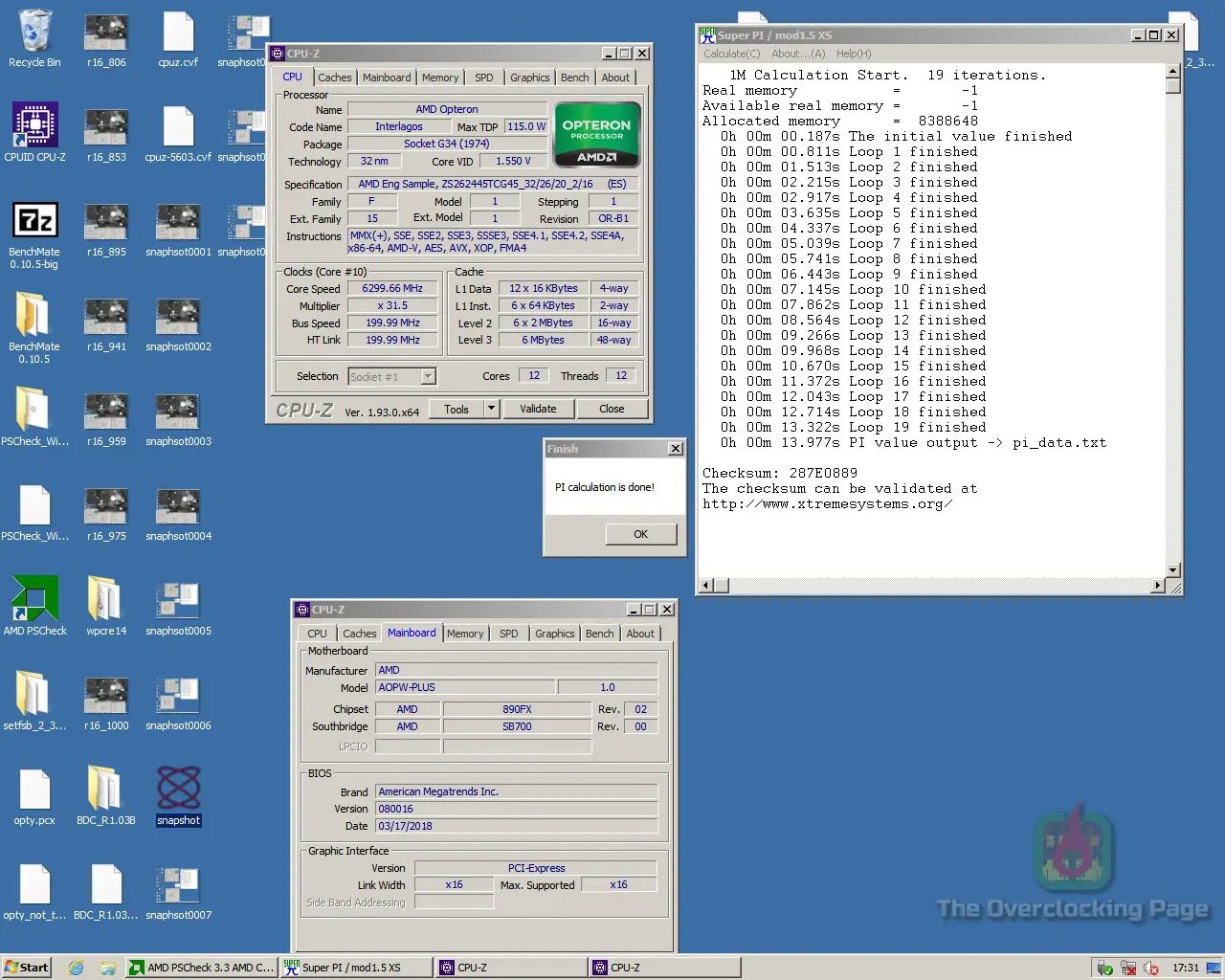 Opteron 6238 ES - Apresentação, testes e overclock extremo 17 spi1m opty 6238