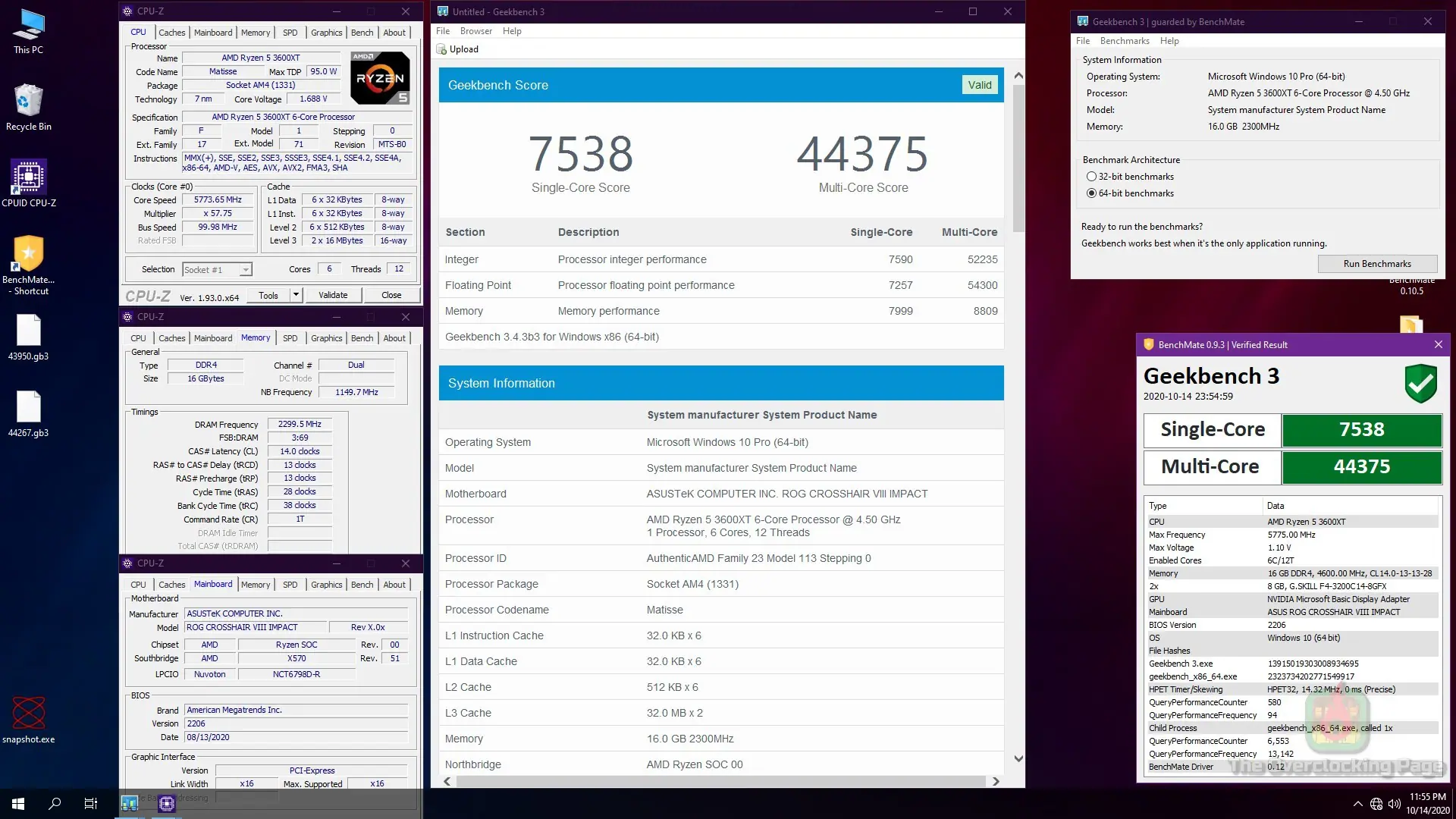 Crosshair VIII Impact e Ryzen XT - Overclock extremo (LN2) e resultados 20