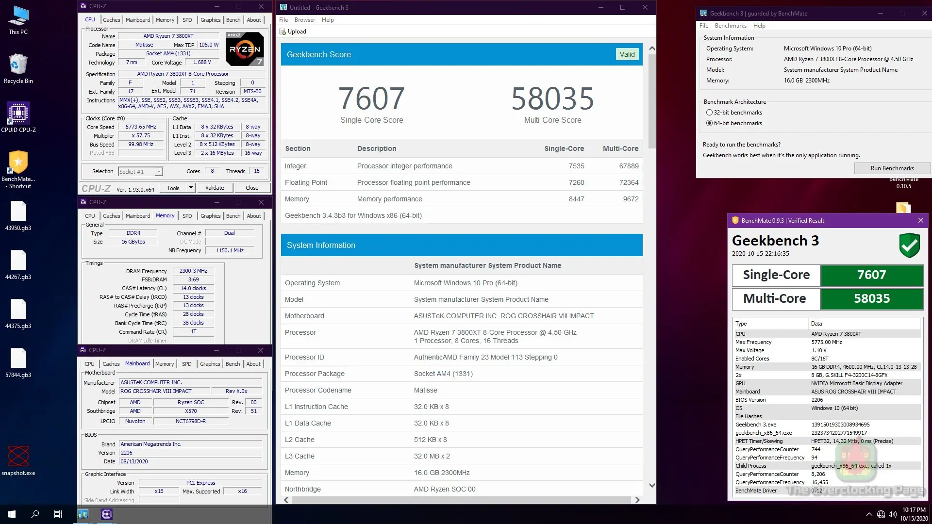 Crosshair VIII Impact e Ryzen XT - Overclock extremo (LN2) e resultados 18