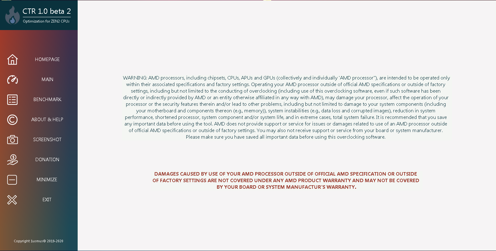 ClockTune for Ryzen - Impressões e primeiros testes 3 ctr main