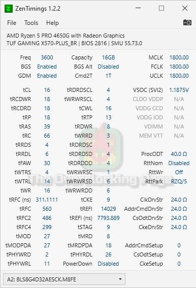 4650g 3600 otimizado ram