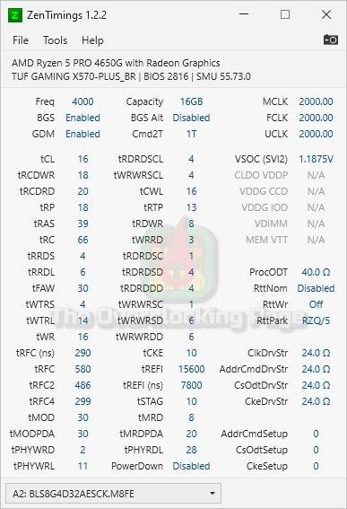 4650g 4000 otimizado ram