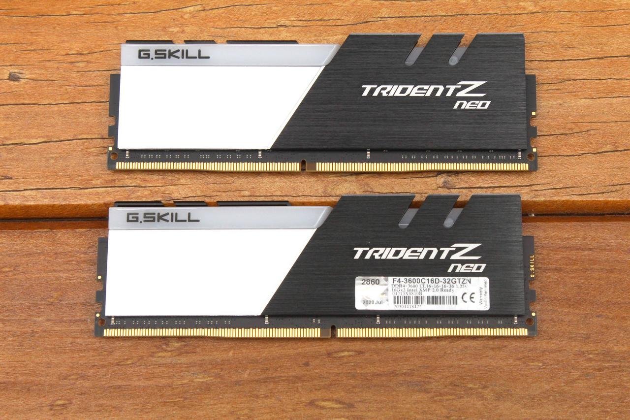 Review] 2x16GB G.Skill Trident Z NEO 3600CL16 - Samsung B-Die