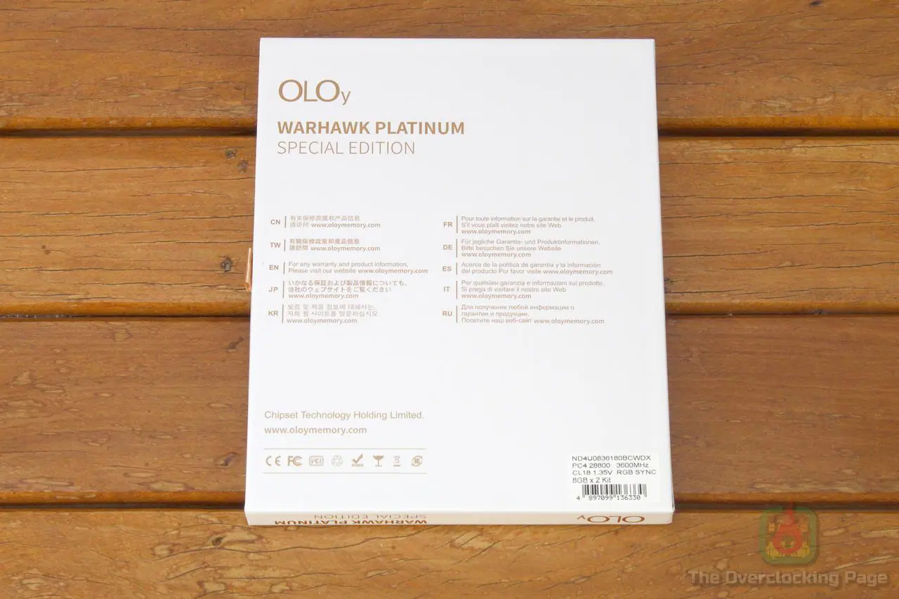 oloy warhawk 3600c18 2