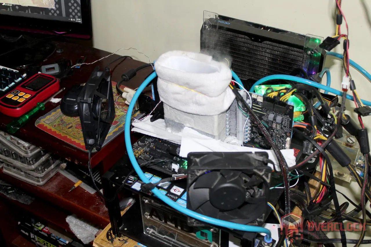 Overclock extremo na GALAX RTX3090 com LN2 - Experiência e resultados! 13