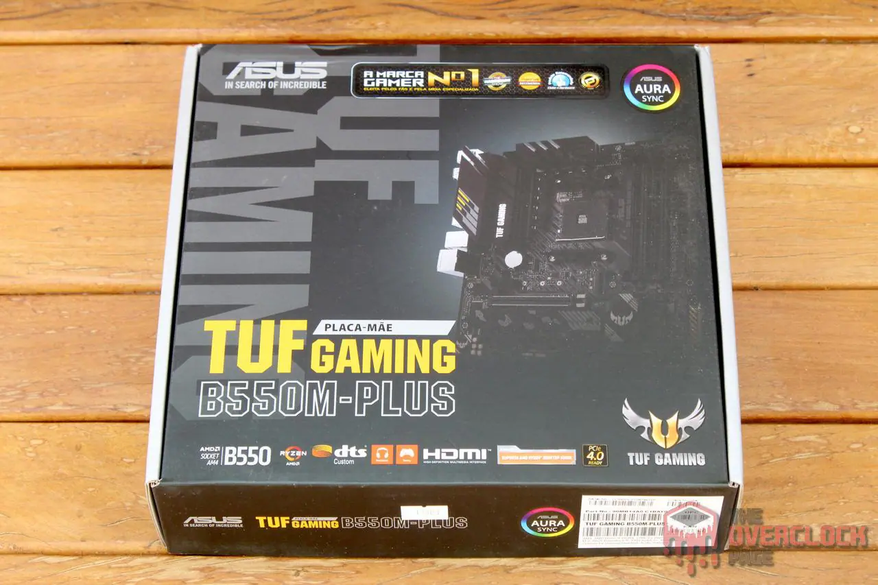 Review] Placa-mãe ASUS TUF GAMING B550M-PLUS - The Overclock Page