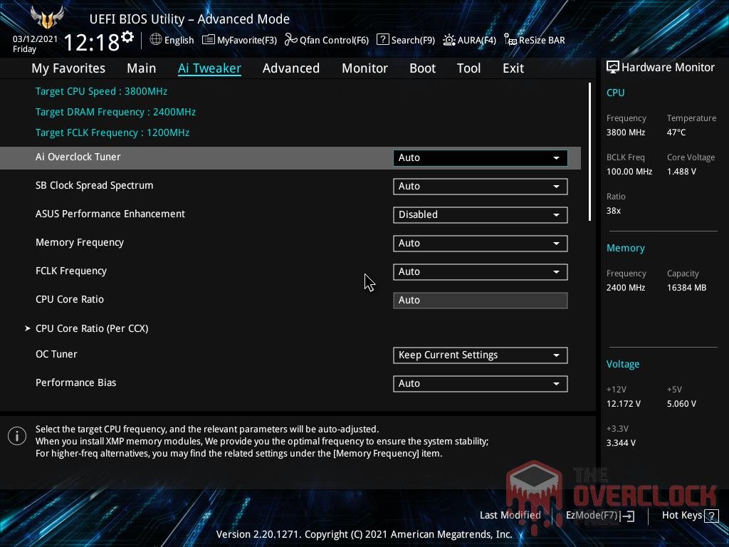 tuf b550m uefi 1