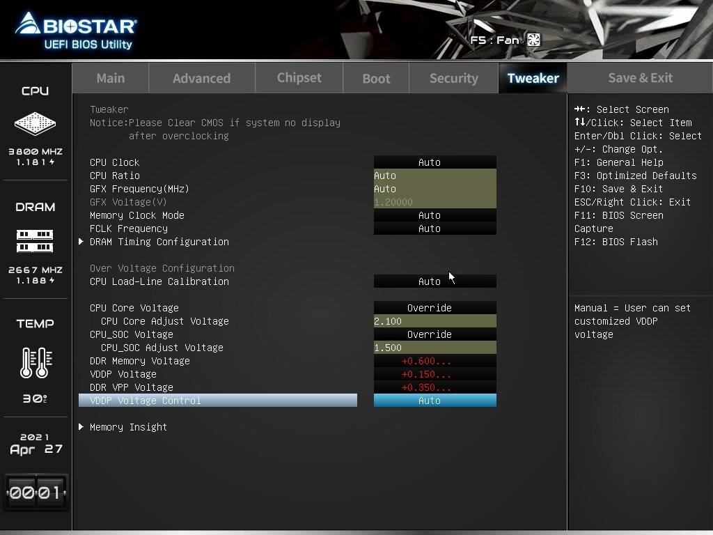 Placa-mãe Biostar B550MH – Análise, testes e resultados 20 b550mh uefi 5