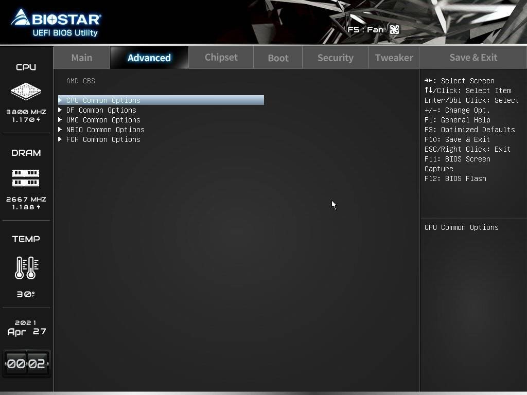 Placa-mãe Biostar B550MH – Análise, testes e resultados 38 b550mh uefi 7