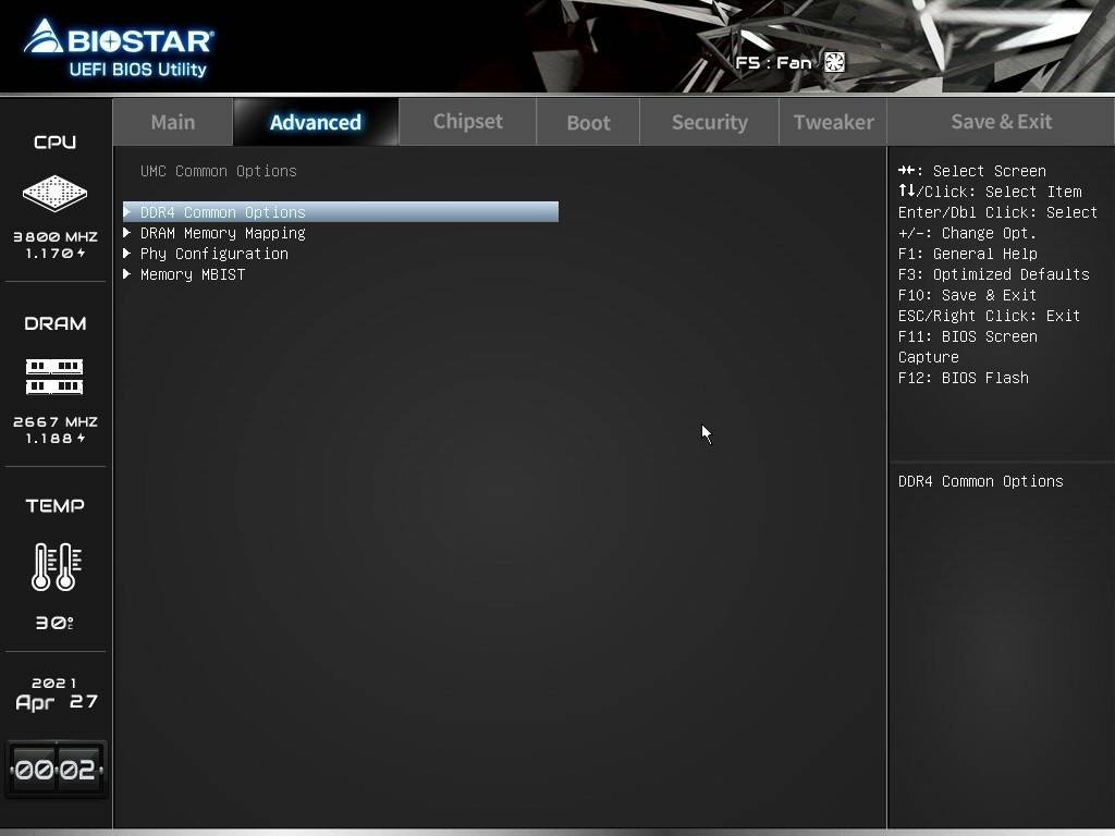 Placa-mãe Biostar B550MH – Análise, testes e resultados 39 b550mh uefi 8