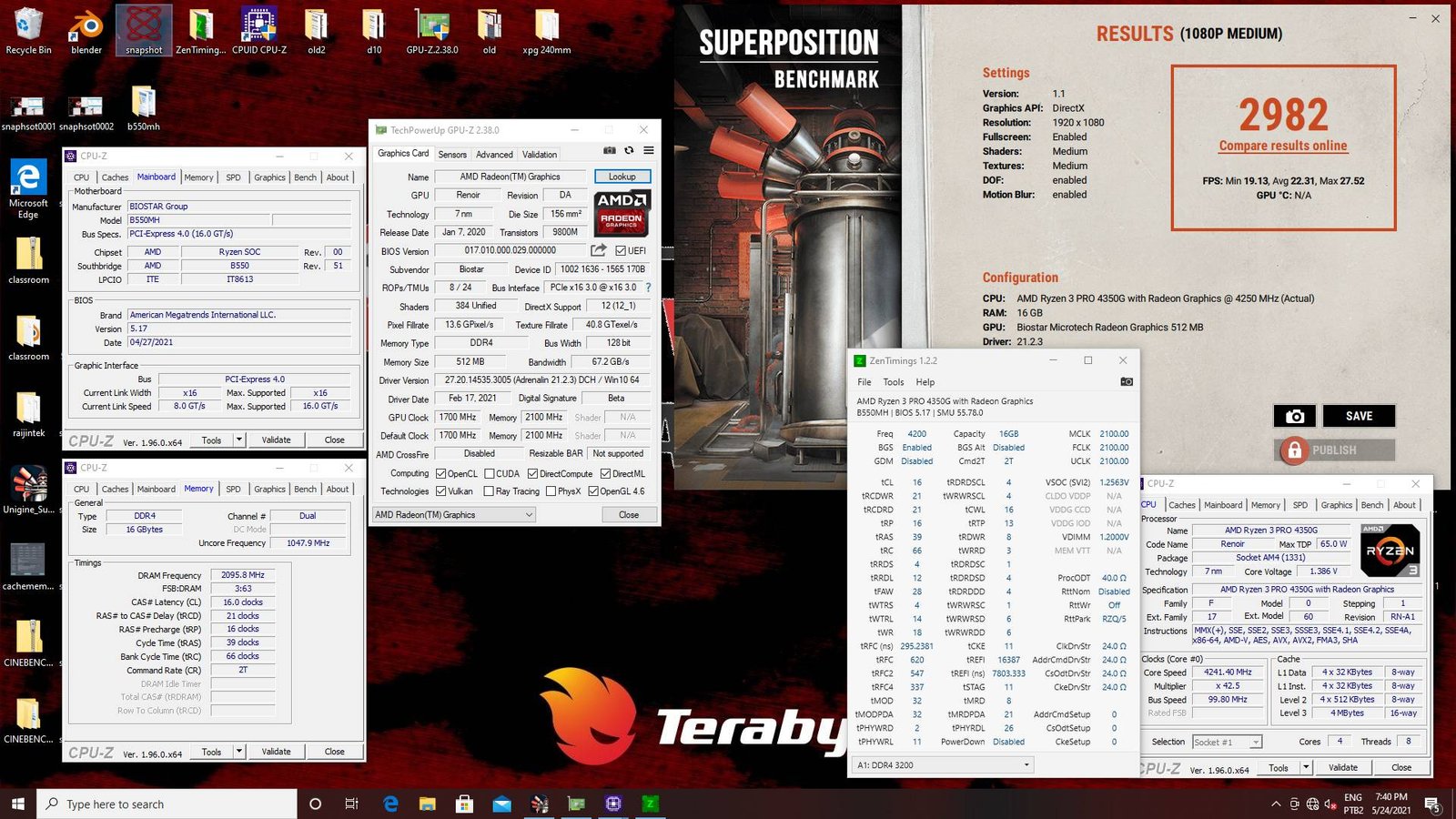 Placa-mãe Biostar B550MH – Análise, testes e resultados 42 biostar b550mh unigine