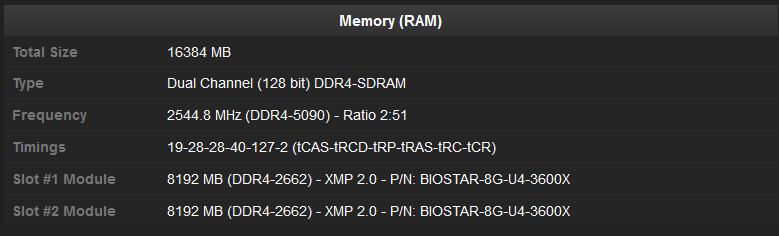 biostar ram 3600 valid