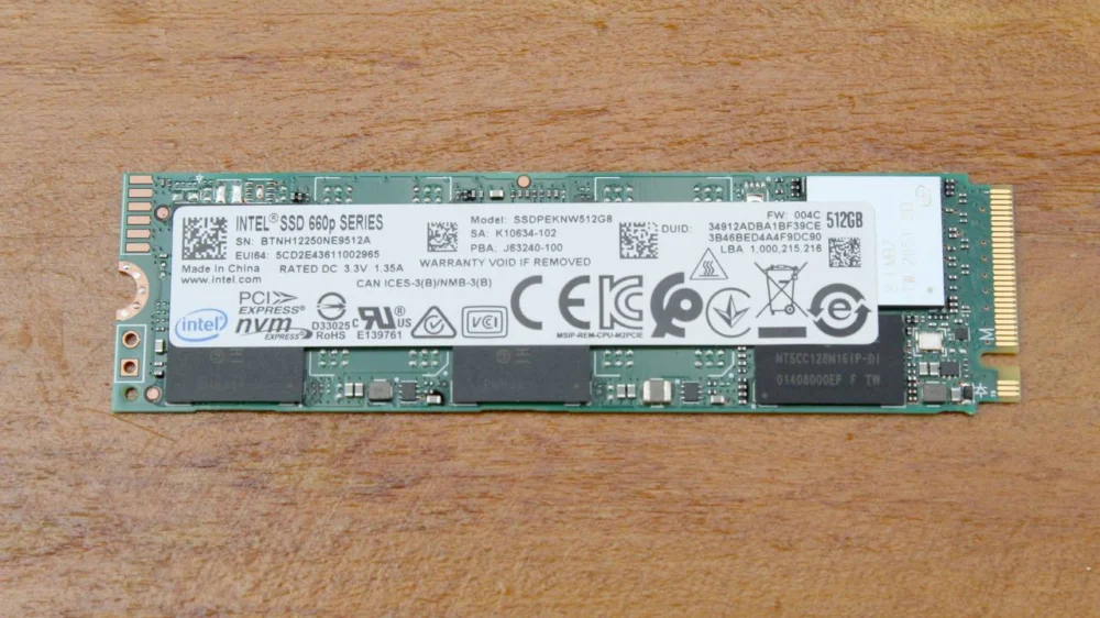 intel 660p 512gb chamada 3
