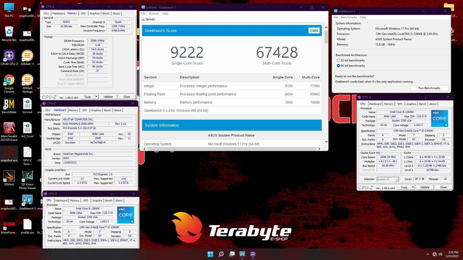Overclock extremo (LN2) no i5 12600K - Experiência e resultados 6 12600k gb3 10c