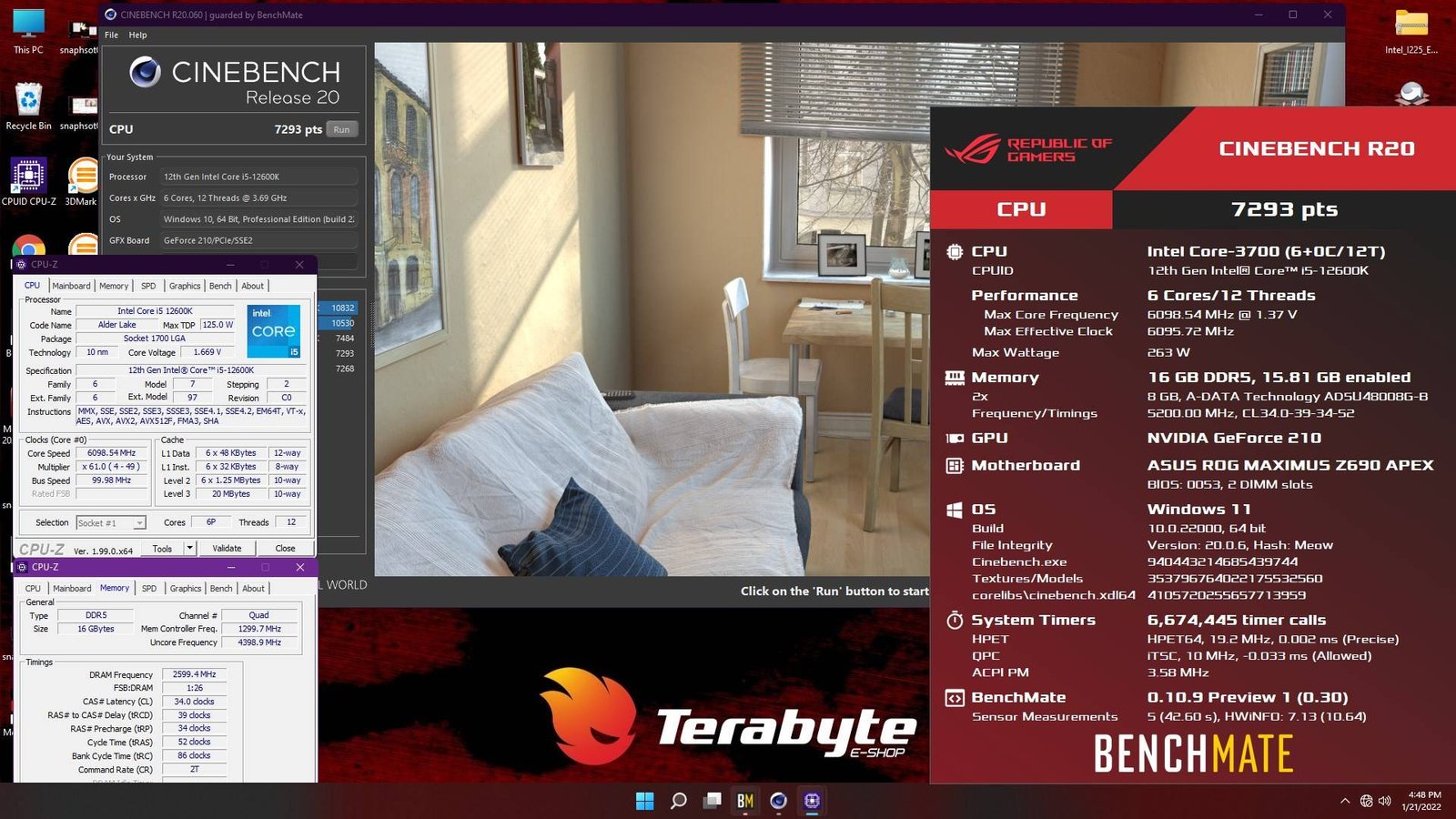 Overclock extremo (LN2) no i5 12600K - Experiência e resultados 7 12600k r20 6c