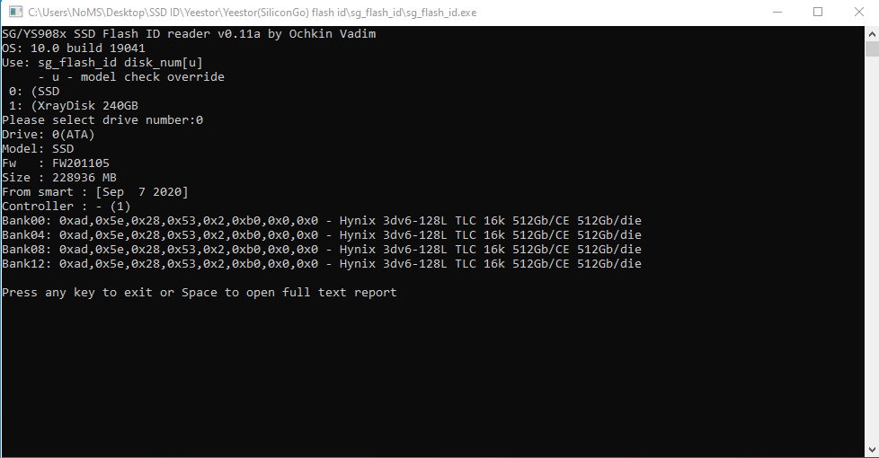somnambulist 240gb ssd id