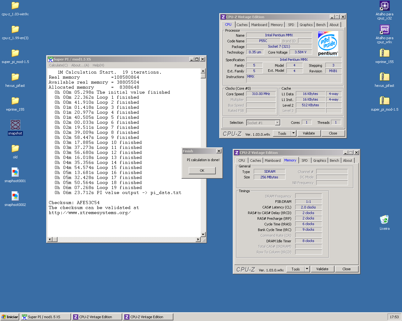 mmx 200 pi1m 315mhz 124fsb