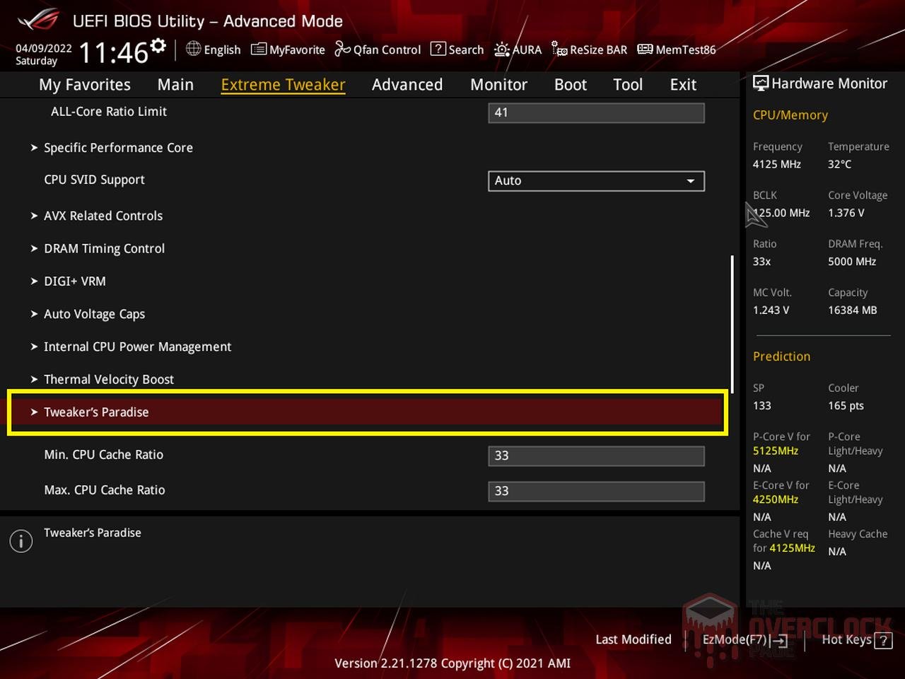 i3 12100F - Overclock non-K no Alder Lake - Primeiros testes e resultados 3 uefi oc non k 1