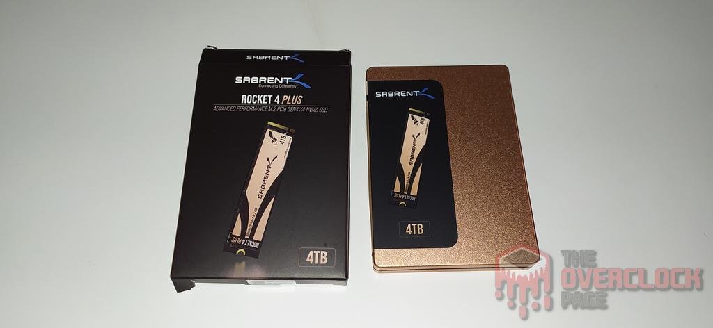 sabrent rocket 4 plus 4tb embalagem frontal