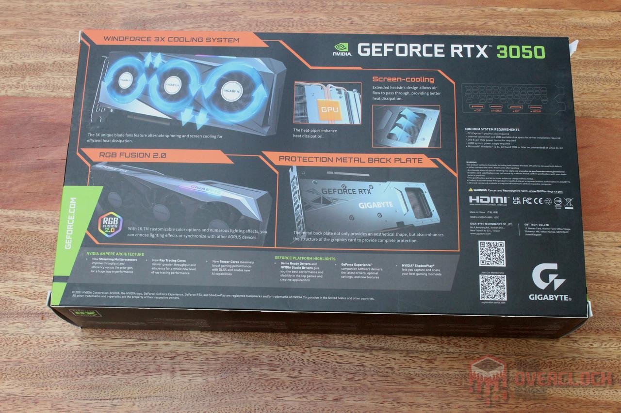 GIGABYTE RTX 3050 Gaming OC - Testamos uma das poucas versões triple-fan disponíveis para esse modelo! 3 gigabyte rtx 3050 caixa 2