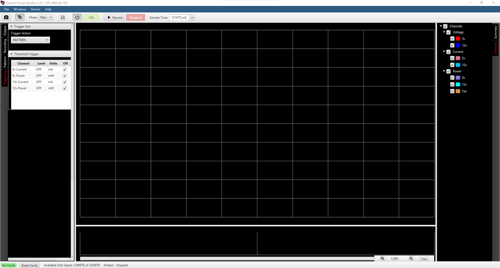 quarch power studio triggers