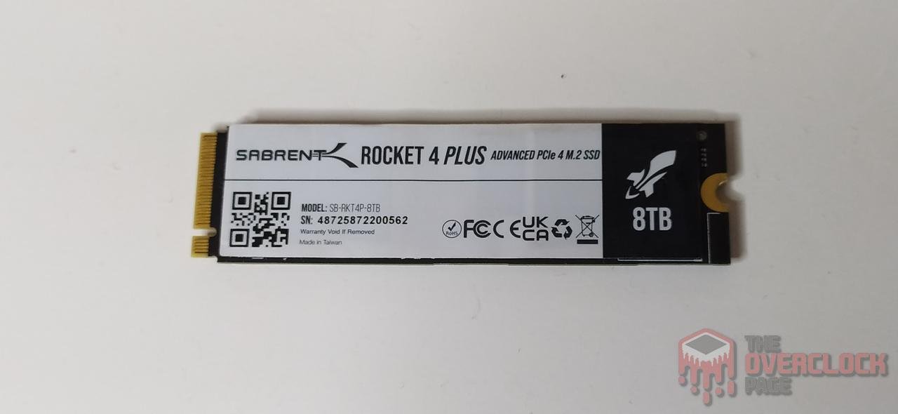 sabrent rocket 4 plus 8tb ssd parte traseira