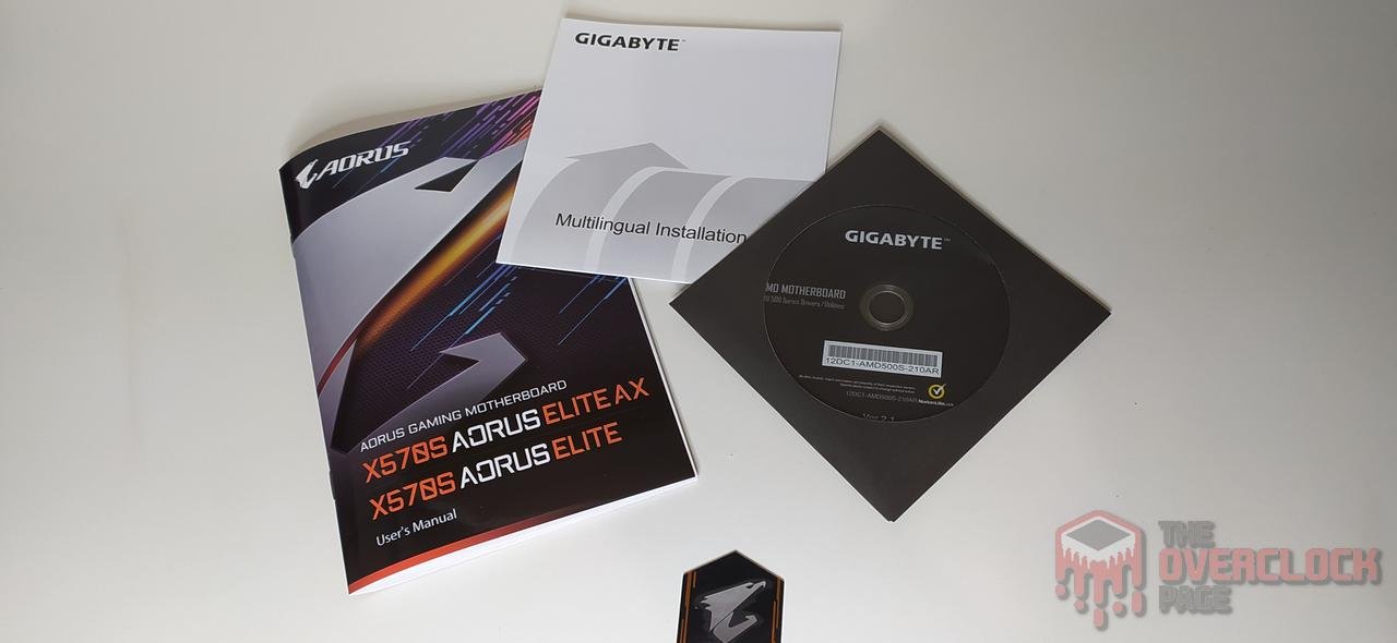 gigabyte x570s aorus elite ax acessorios