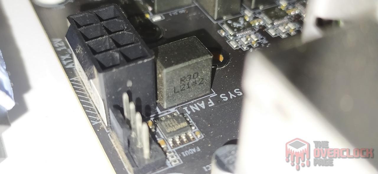 gigabyte x570s aorus elite ax vrm indutor de entrada