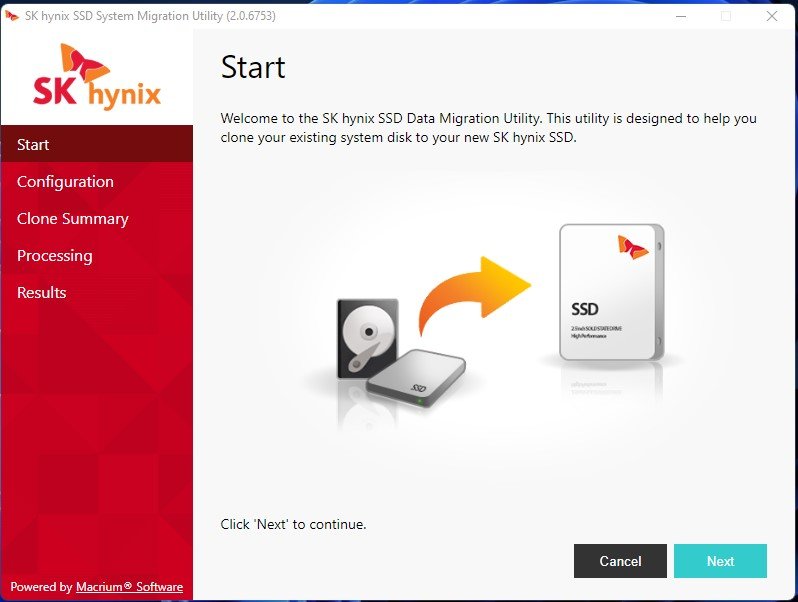 sk hynix migration tool